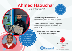 Copperfield College Alum - Ahmed Haouchar