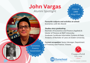 Copperfield College Alum - John Vargas