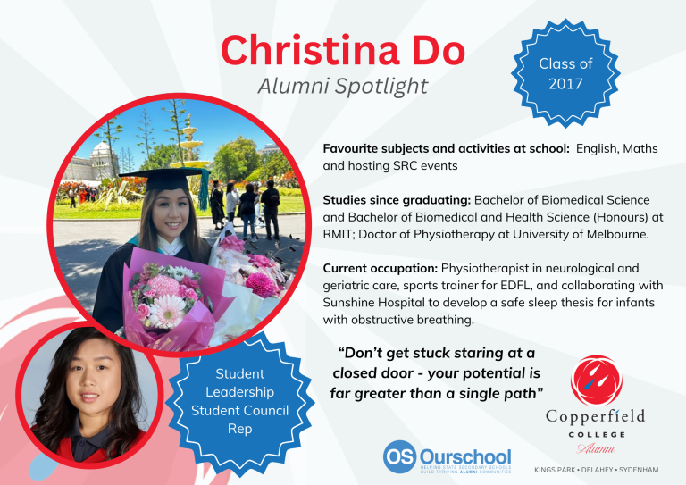 Copperfield College Alum - Christina Do