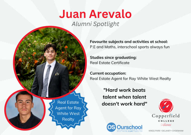 Copperfield College Alum - Juan Arevalo
