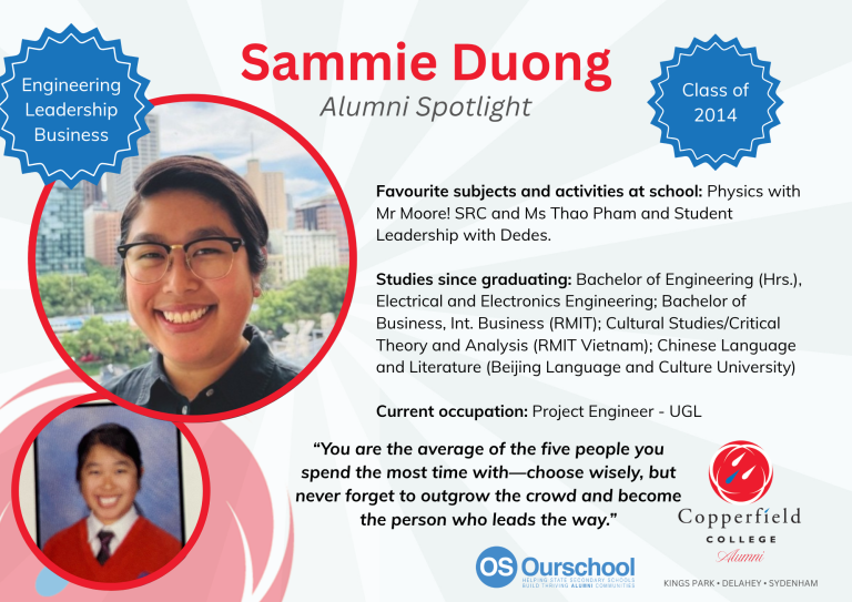 Copperfield Alum - Sammie Duong